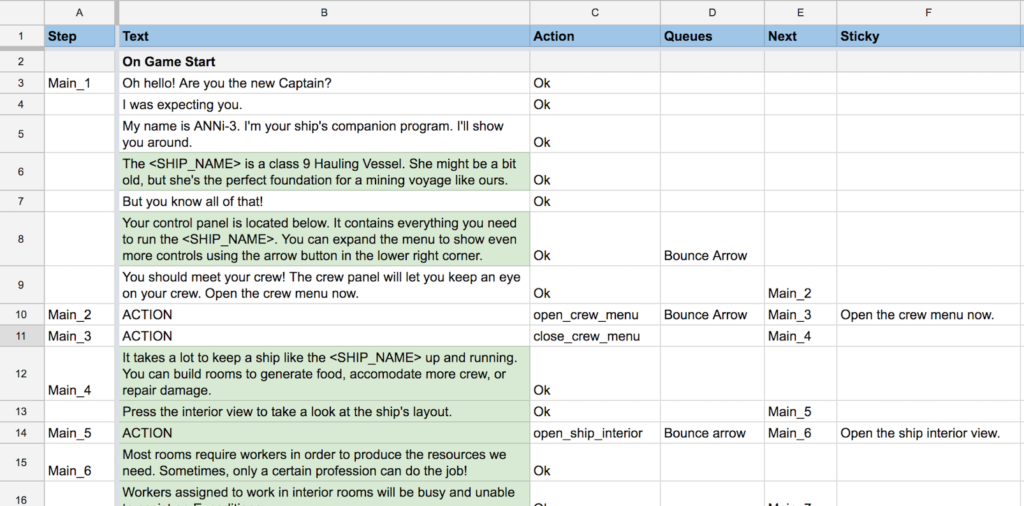 image of ftue spreadsheet